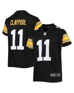 Youth Pittsburgh Steelers Chase Claypool Black Alternate Game Jersey