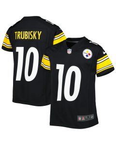 Youth Pittsburgh Steelers Mitchell Trubisky Black Game Jersey