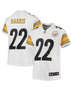 Youth Pittsburgh Steelers Najee Harris White Game Jersey