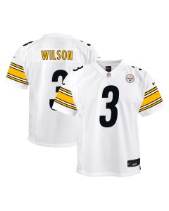 Youth Pittsburgh Steelers Russell Wilson White Player Game Jersey