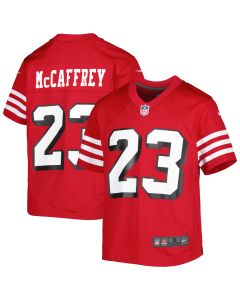 Youth San Francisco 49ers Christian McCaffrey Scarlet Game Jersey