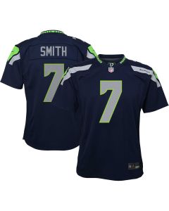 Youth Seattle Seahawks Geno Smith Navy Game Jersey