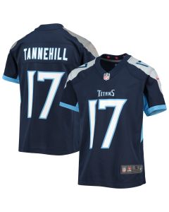 Youth Tennessee Titans Ryan Tannehill Navy Game Jersey