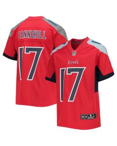 Youth Tennessee Titans Ryan Tannehill Red Inverted Team Game Jersey