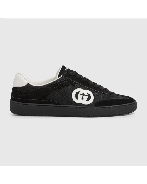 Men's GG G75 Low-Top Suede Sneaker