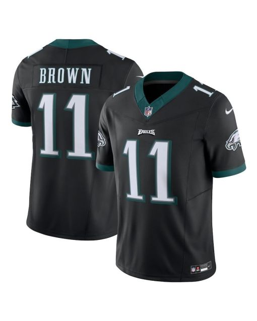 A.J. Brown 11 Philadelphia Eagles Vapor F.U.S.E. Limited Alternate Jersey – Black