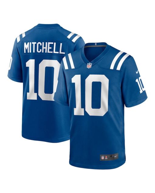 Adonai Mitchell 10 Indianapolis Colts Game Men Jersey – Royal