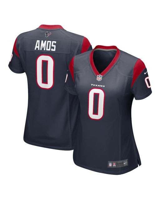 Adrian Amos 0 Houston Texans Women Game Jersey – Navy