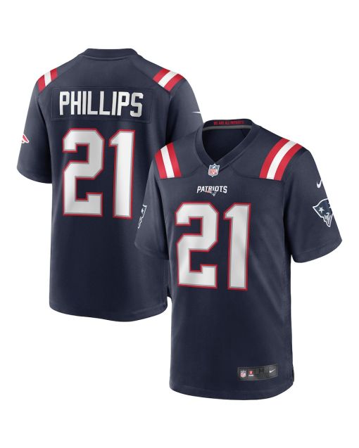 Adrian Phillips 21 New England Patriots Men Game Jersey – Navy