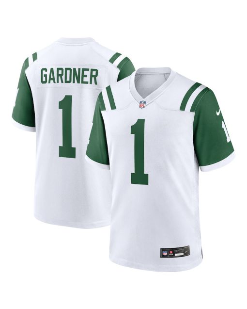 Ahmad Sauce Gardner 1 New York Jets Classic Alternate Game Men Jersey – White
