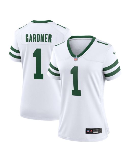 Ahmad Sauce Gardner 1 New York Jets Game Jersey – Women, White