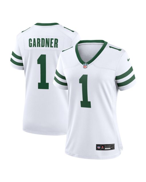 Ahmad Sauce Gardner 1 New York Jets Game Women Jersey – Legacy White