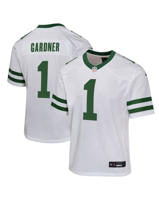 Ahmad Sauce Gardner 1 New York Jets Game YOUTH Jersey – Legacy White
