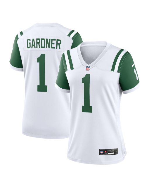 Ahmad Sauce Gardner 1 New York Jets Women’s Classic Alternate Game Jersey – White