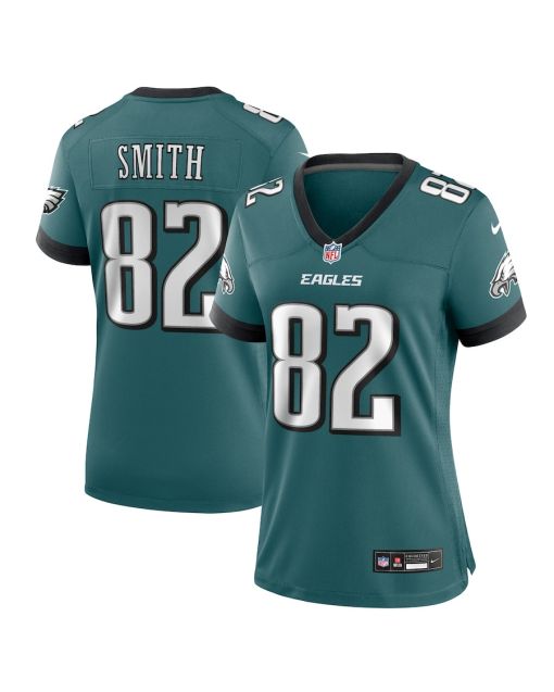 Ainias Smith 82 Philadelphia Eagles Women’s Team Game Jersey – Midnight Green