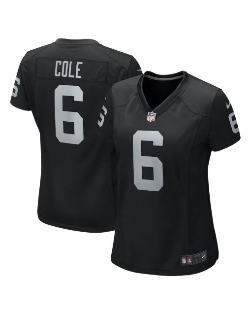 AJ Cole 6 Las Vegas Raiders Women Game Jersey – Black