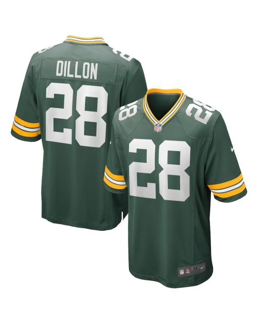 AJ Dillon 28 Green Bay Packers Men Game Jersey – Green