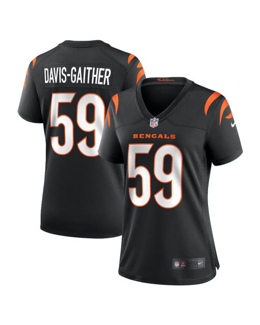 Akeem Davis-Gaither 59 Cincinnati Bengals Women Game Jersey – Black