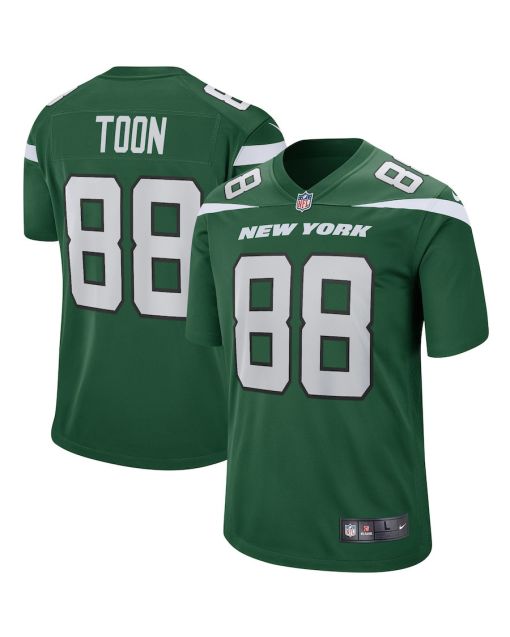 Al Toon 88 New York Jets Game Jersey Retired Player – Men, Green