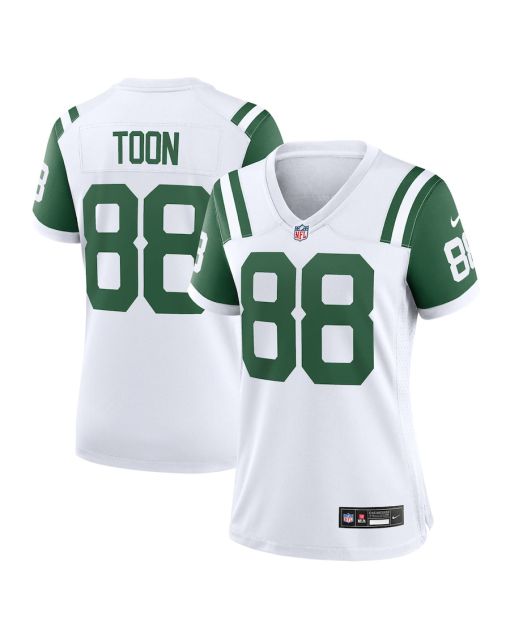 Al Toon 88 New York Jets Women’s Classic Alternate Retired Player Game Jersey – White