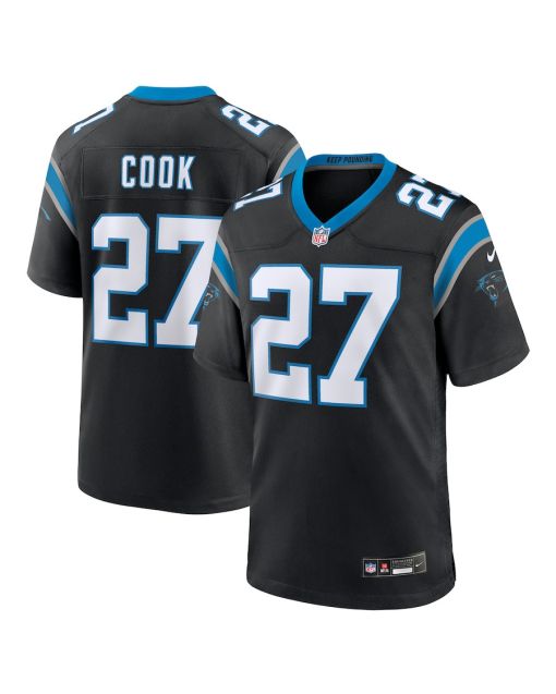 Alex Cook 27 Carolina Panthers Game Men Jersey – Black