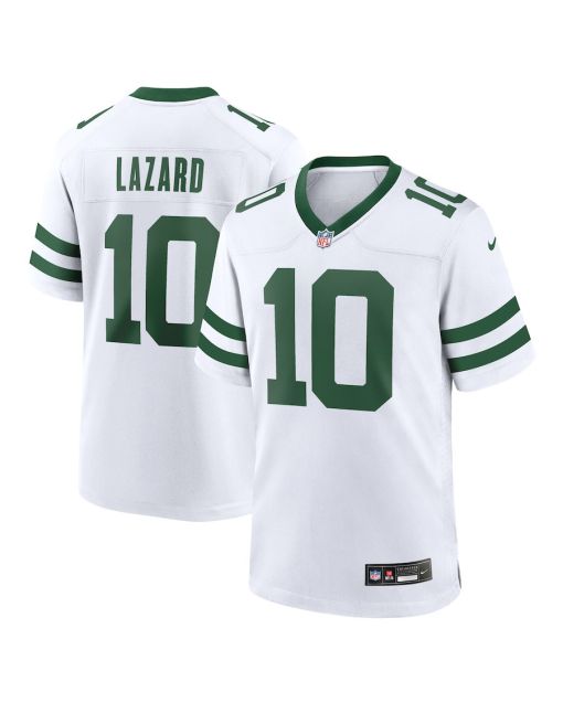 Allen Lazard 10 New York Jets Game Jersey – Men, Legacy White