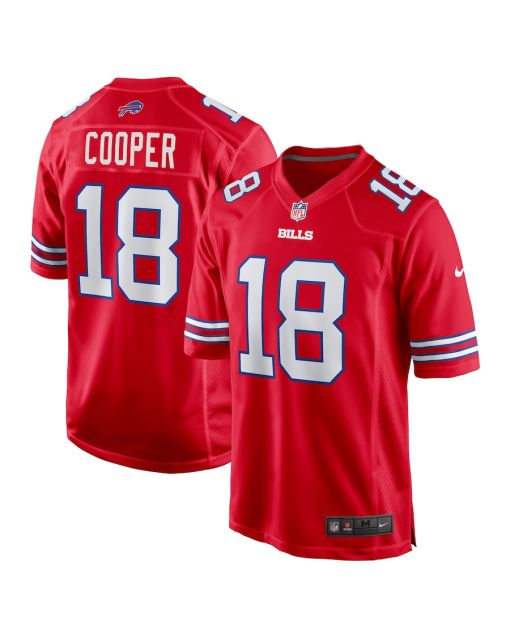 Amari Cooper 18 Buffalo Bills 2nd Alternate Game Men Jersey – Red