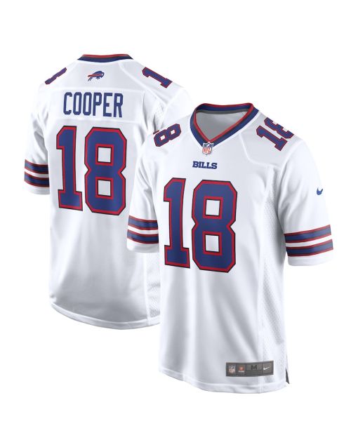 Amari Cooper 18 Buffalo Bills Game Men Jersey – White