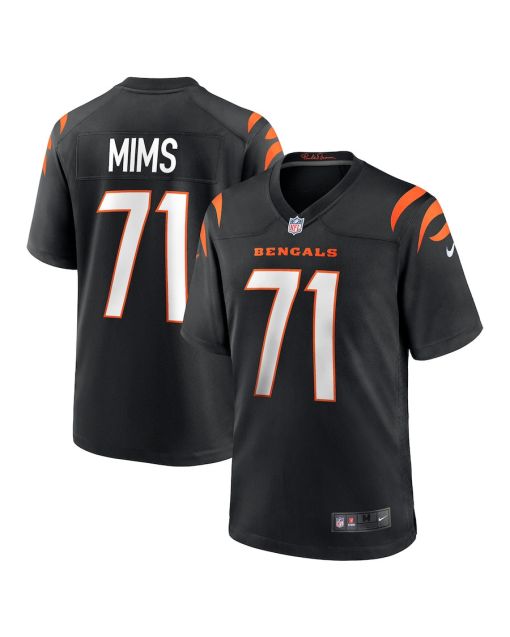 Amarius Mims 71 Cincinnati Bengals Player Game Men Jersey – Black