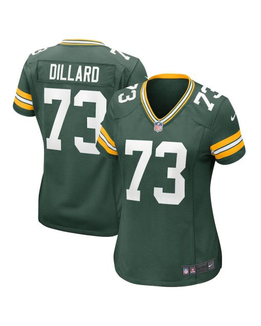 Andre Dillard 73 Green Bay Packers Women’s Game Jersey – Green