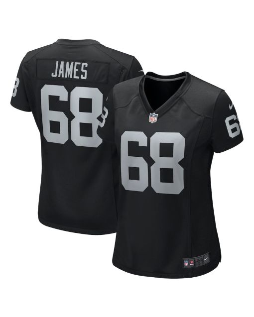 Andre James 68 Las Vegas Raiders Women Game Jersey – Black