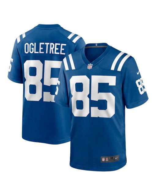 Andrew Ogletree 85 Indianapolis Colts Game Player Men Jersey – Royal