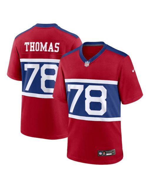 Andrew Thomas 78 New York Giants Alternate Game Men Jersey – Century Red