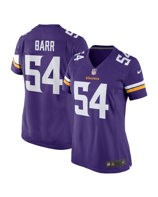 Anthony Barr 54 Minnesota Vikings Game Women Jersey – Purple