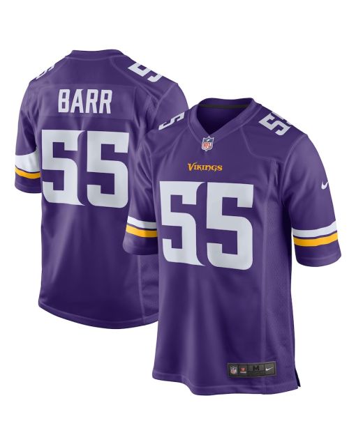 Anthony Barr 55 Minnesota Vikings Men Game Jersey – Purple