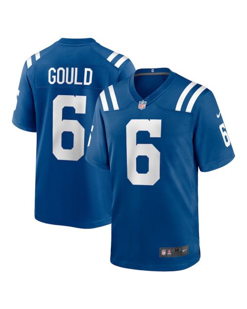 Anthony Gould 6 Indianapolis Colts Game Men Jersey – Royal