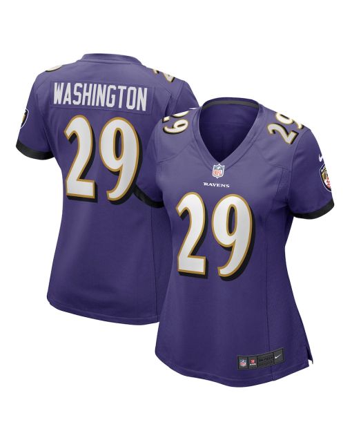 Ar’Darius 29 Washington Baltimore Ravens Women Game Jersey – Purple