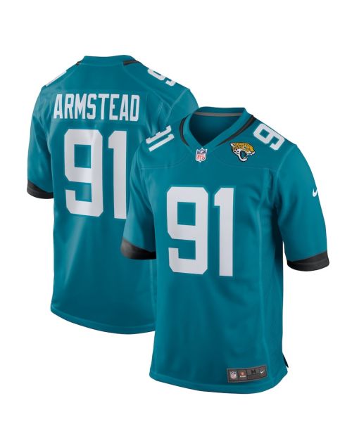 Arik Armstead 91 Jacksonville Jaguars Alternate Game Men Jersey – Teal