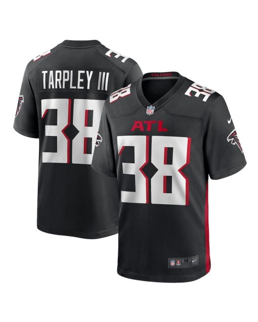 Arnold Tarpley III 38 Atlanta Falcons Game Jersey – Black