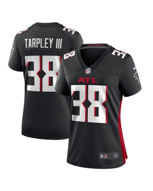 Arnold Tarpley III 38 Atlanta Falcons Women Game Jersey – Black