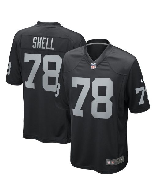 Art Shell 78 Las Vegas Raiders Men Game Retired Jersey – Black