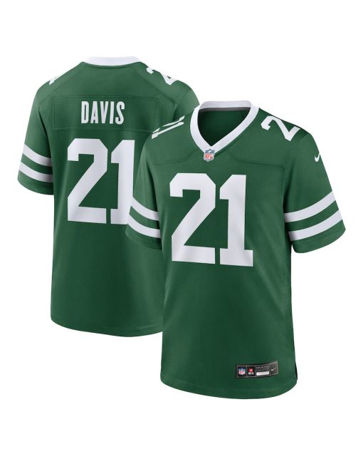 Ashtyn Davis 21 New York Jets Team Game Men Jersey – Legacy Green