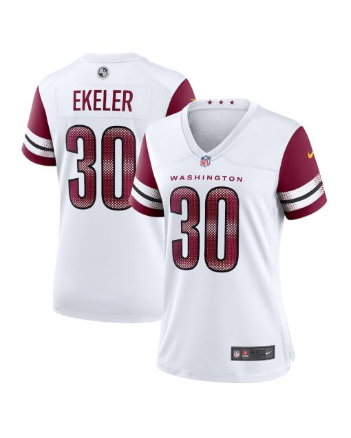 Austin Ekeler 30 Washington Commanders Women’s Game Jersey – White