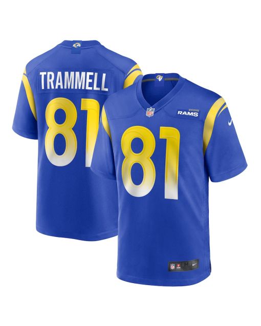 Austin Trammell 81 Los Angeles Rams Game Player Men Jersey – Royal
