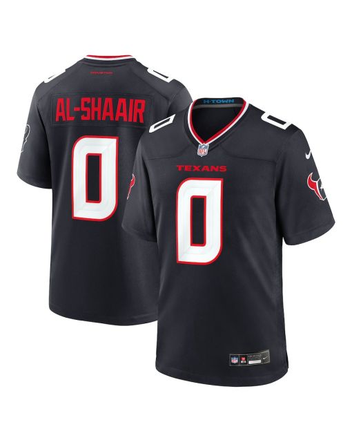 Azeez Al-Shaair 0 Houston Texans Team Game Men Jersey – Navy