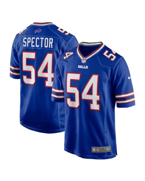 Baylon Spector 54 Buffalo Bills Men Game Jersey – Royal