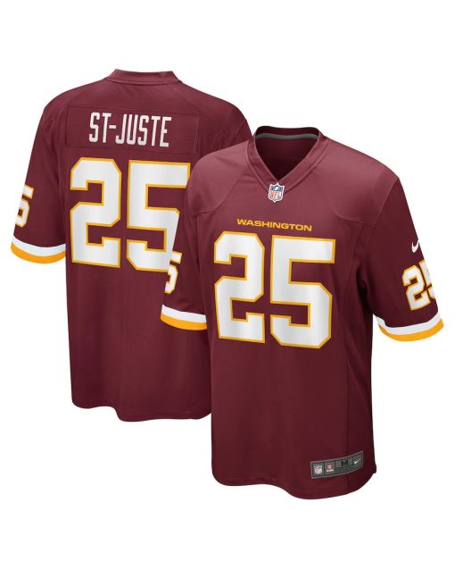 Benjamin St-Juste 25 Washington Football Team Men Game Jersey – Burgundy
