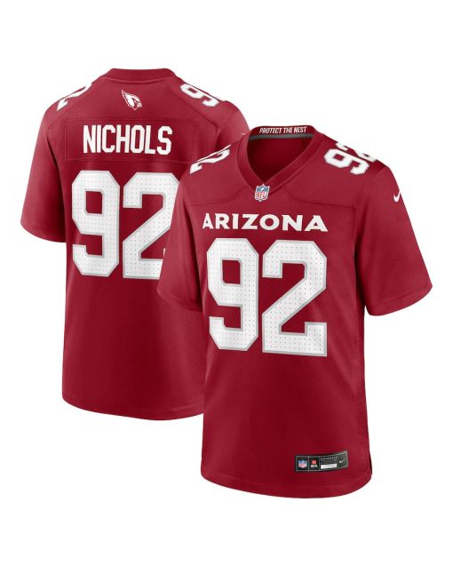 Bilal Nichols 92 Arizona Cardinals Team Game Men Jersey – Cardinal