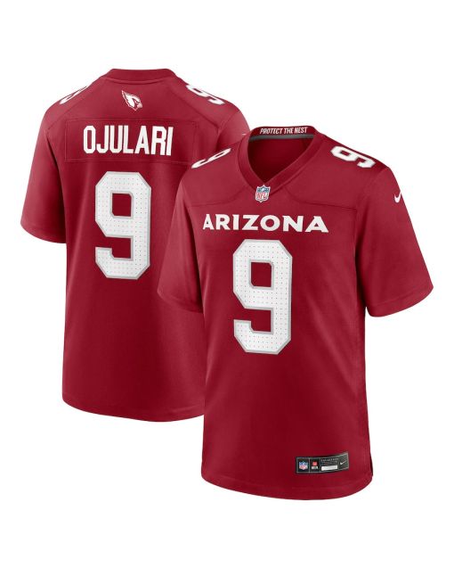 BJ Ojulari 9 Arizona Cardinals Team Game Men Jersey – Cardinal