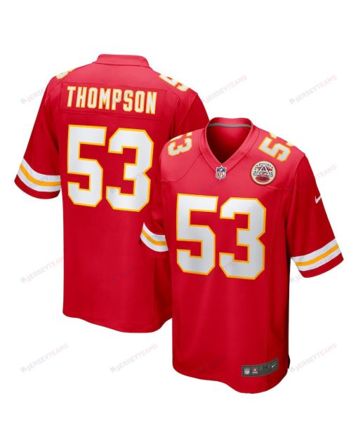 BJ Thompson 53 Kansas City Chiefs Game Men Jersey – Red